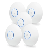 Ubiquiti Wireless Access Points | Ubiquiti UAP-AC-LR-5 UniFi Long Range Wireless AC1300 Dual Band PoE Access Point (5 Pack) | UAP-AC-LR-5 | ServersPlus