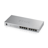 Unmanaged Switches | ZYXEL 8 Port Gigabit POE Switch - GS1008HP | GS1008HP-GB0101F | ServersPlus