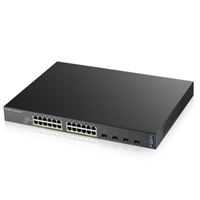 Managed Network Switches | ZYXEL 24 Port Managed Gigabit L2 PoE+ Switch - XGS2210-28HP | XGS2210-28HP-GB0101F | ServersPlus