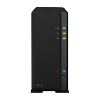 Synology NAS Storage | SYNOLOGY DS118 1-Bay Desktop NAS with 10TB (1 x 10TB) IronWolf HDD | DS118/10TB-IW | ServersPlus