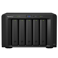 Synology NAS Storage | SYNOLOGY  DX517 5-Bay Expansion Unit, Supports up to 80TB, Hot Swappable Drives, 3 Year Warranty | DX517 | ServersPlus