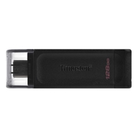 USB Flash Drives | KINGSTON  DT70/128GB DataTraveler 128GB USB Flash Drive, USB 3.2,  USB-C, Gen1, 80MB/s, Cap Design, B | DT70/128GB | ServersPlus