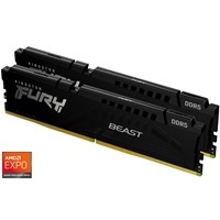 Kingston Compatible Memory | KINGSTON  FURY Beast KF556C36BBEK2-32 32GB (2x16GB) System Memory, 5600MT/s, DDR5, CL36, DIMM, Black, | KF556C36BBEK2-32 | ServersPlus