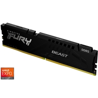 Kingston Compatible Memory | KINGSTON  FURY Beast KF552C36BBE-16 16GB System Memory, 5200MT/s, DDR5, CL36, DIMM, Black, AMD EXPO C | KF552C36BBE-16 | ServersPlus