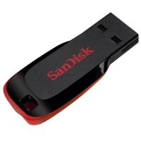 USB Flash Drives | SANDISK  Cruzer Blade 64GB | SDCZ50-064G-B35 | ServersPlus