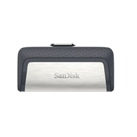 USB Flash Drives | SANDISK Ultra Dual 256GB - USB 3.1 and Type-C | SDDDC2-256G-G46 | ServersPlus