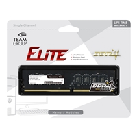 PC System Memory (RAM) | TEAM  Elite 8GB No Heatsink (1 x 8GB) DDR4 2666MHz DIMM System Memory | TED48G2666C1901 | ServersPlus