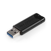 USB Flash Drives | VERBATIM PinStripe 64GB | 49318 | ServersPlus