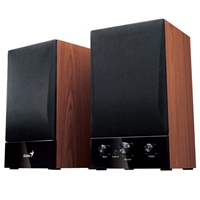 PC Speakers | GENIUS  SP-HF1250B II Wooden Hi-Fi Stereo Speakers | 31730011402 | ServersPlus