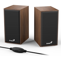 PC Speakers | GENIUS  SP-HF180 Wooden Stereo Speakers | 31730029400 | ServersPlus