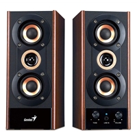 PC Speakers | GENIUS  SP-HF800A V2 Classic Wooden Speakers | 31730010401 | ServersPlus