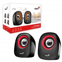 PC Speakers | GENIUS  SP-Q160 Red Stereo Speakers | 31730027401 | ServersPlus