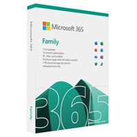 Microsoft Office | MICROSOFT  365 Family 2021 Medialess 1 Year Subscription 6 Users  | 6GQ-01556 | ServersPlus